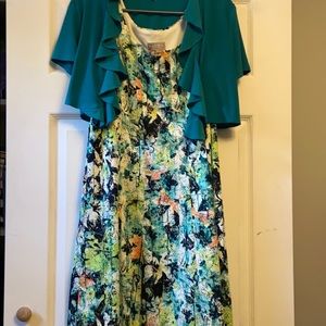 Floral dress and bolaro